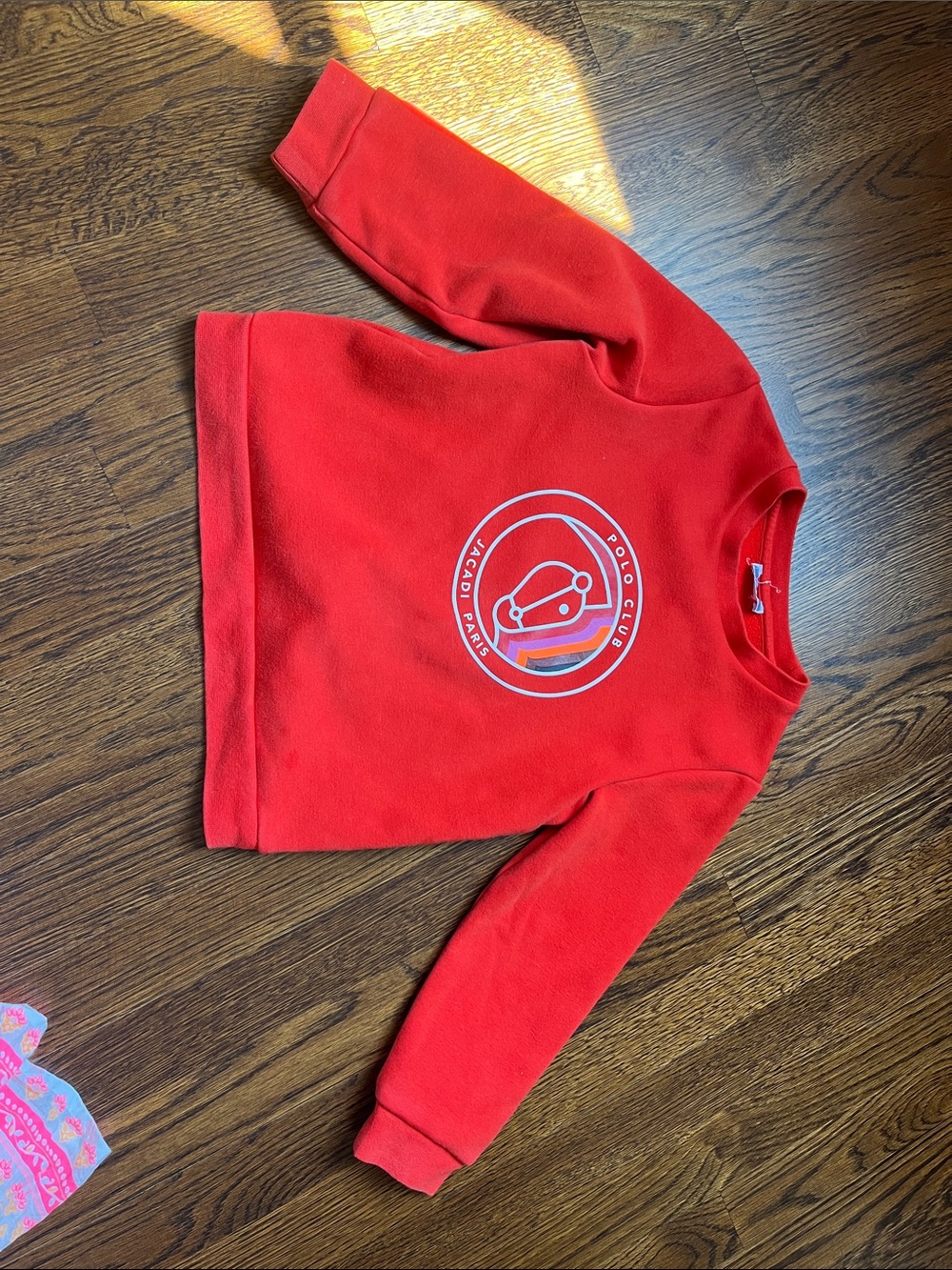 Jacadi Red Kids Crewneck Sweatshirt